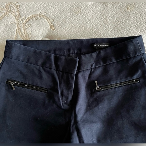 Club Monaco Navy Blue Emily Pants - Picture 3 of 7